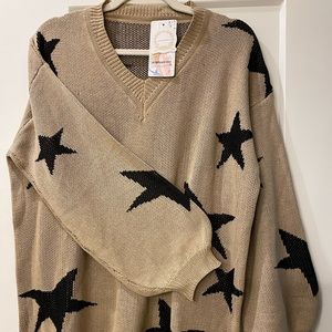 Pretty Garden tunic sweater never worn, longer great for over leggings.